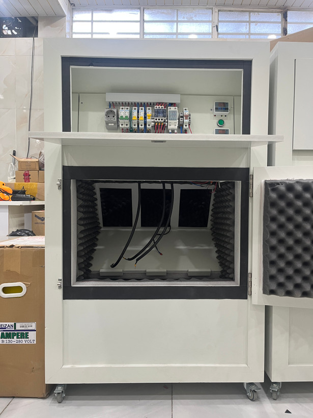 سوپر سایلنت باکس ماینر کولر دار جنس بدنه PVC سه ظرفیتی