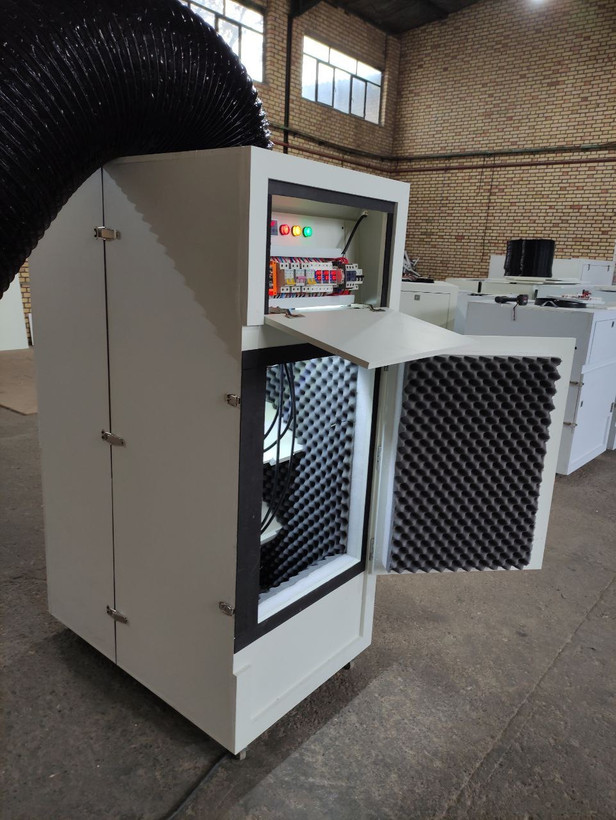 سوپر سایلنت باکس ماینر کولر دار جنس بدنه PVC چهار ظرفیتی
